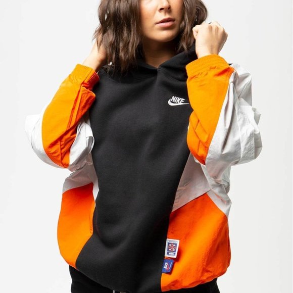 Nike Jackets & Blazers - Nike NWT Orange Blk/Wht Women Jacket